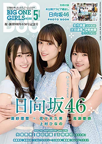 「BIG ONE GIRLS 2019年5月号」グラビア：SKE48 古畑奈和 / AKB48 矢作萌夏 [3/30発売]