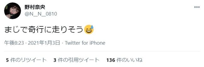 【元AKB48】野村奈央さん「まじで奇行に走りそう」