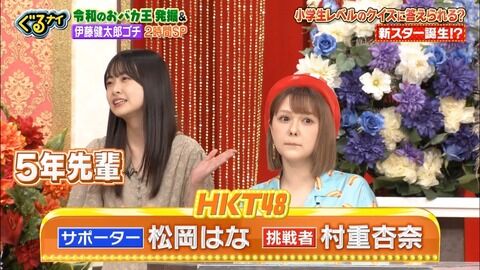 ぐるナイにてあのかわいい子は誰？と松岡はなが見つかる