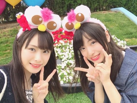 【AKB48】久保怜音と梅山恋和が仲良く一緒にUSJへお出掛け【NMB48】