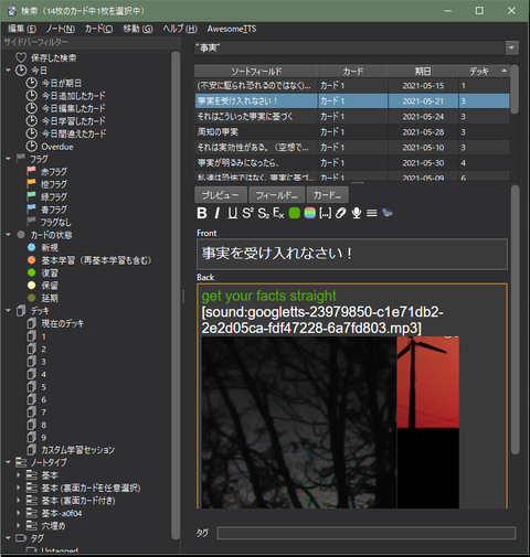 電話で英語の最高のプログラムを学びます Anki英語暗記プログラムとは何ですか