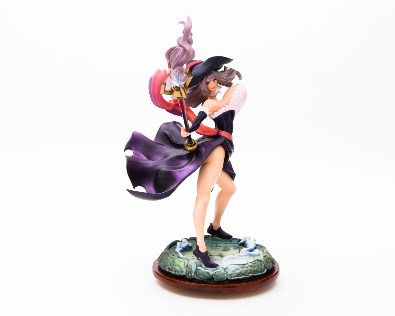 ソーサレス 1/10 ドラゴンズクラウン ガレージキット 未塗装 フィギュア ドラゴンズクラウン「ソーサレス」塗装済み完成品/オーキッド
