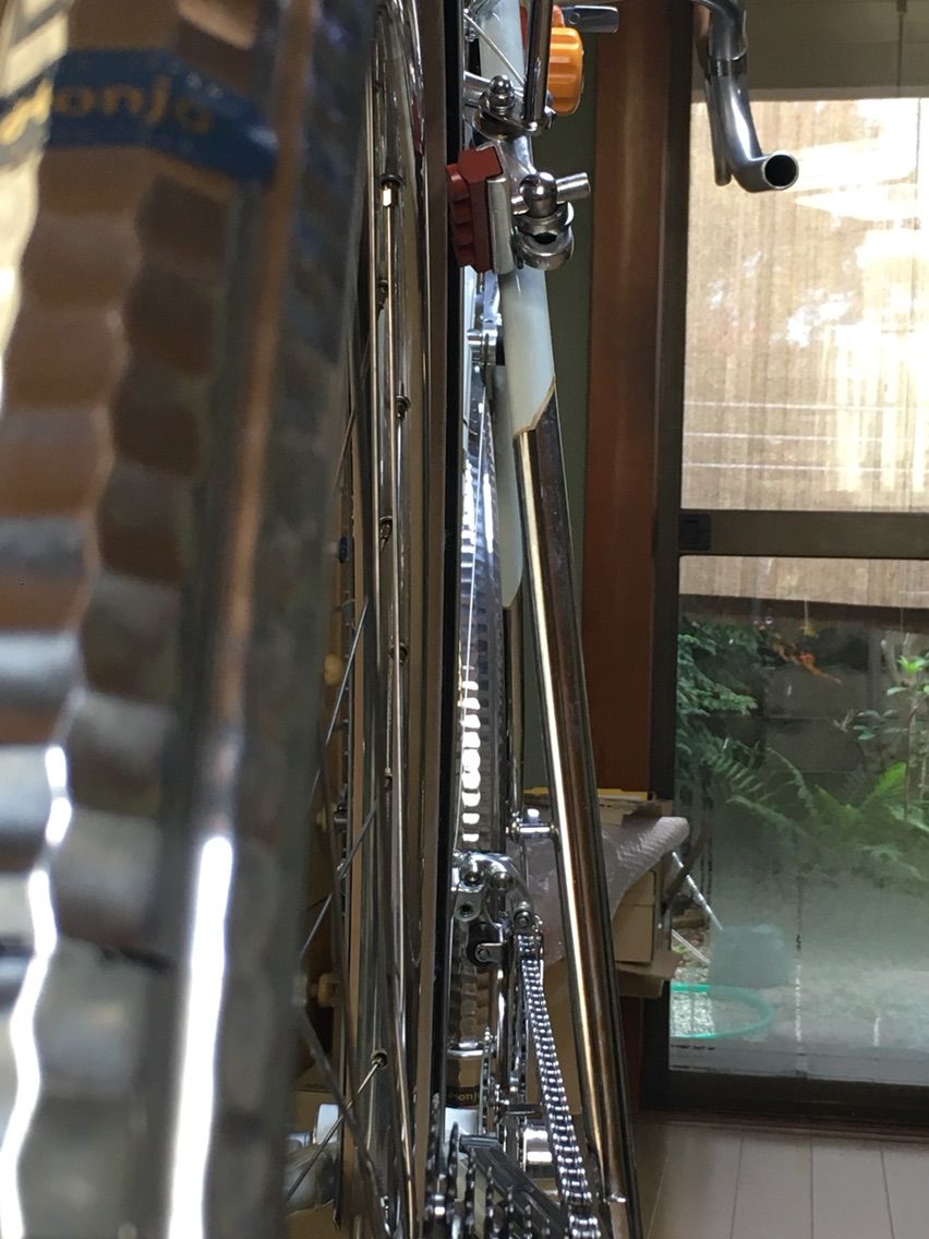 自転車 泥除け ズレ