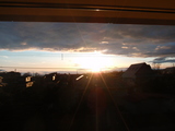 不思議な夕日