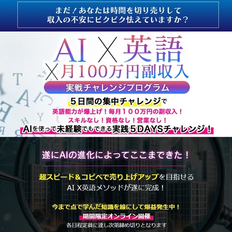 語学で副収入100万円 LP4-1