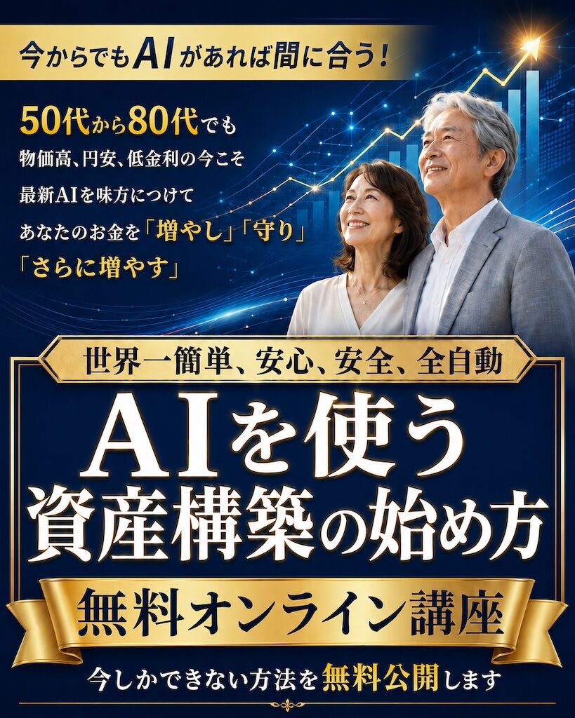 【世界一簡単にAIで資産運用】