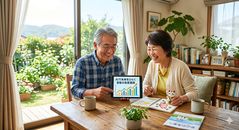 世界一簡単にAIで資産運用LP1画像1(ICC)