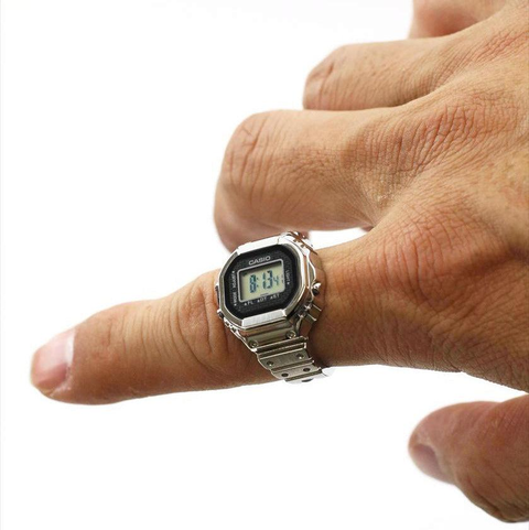 montre-bague numérique Casio