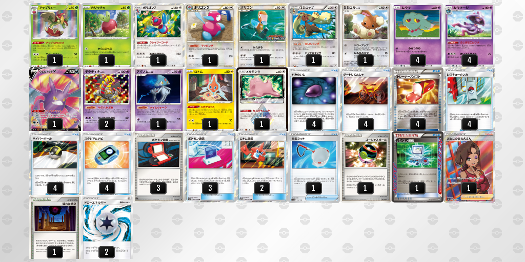 ロトム搭載ムウマージ型アップリューワンキル アンノーンが好きです