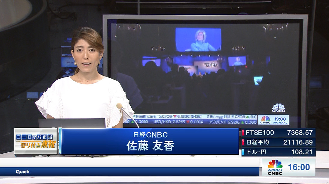 ヨーロッパ市場寄り付き速報 佐藤友香 06 14 フリー女子アナphotoroom