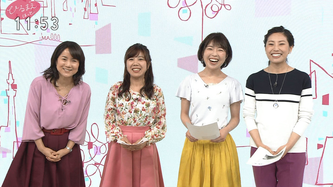 キー局女子アナPhotoRoom	  ひるまえほっと　柘植恵水　05/17	コメント                announcer2019