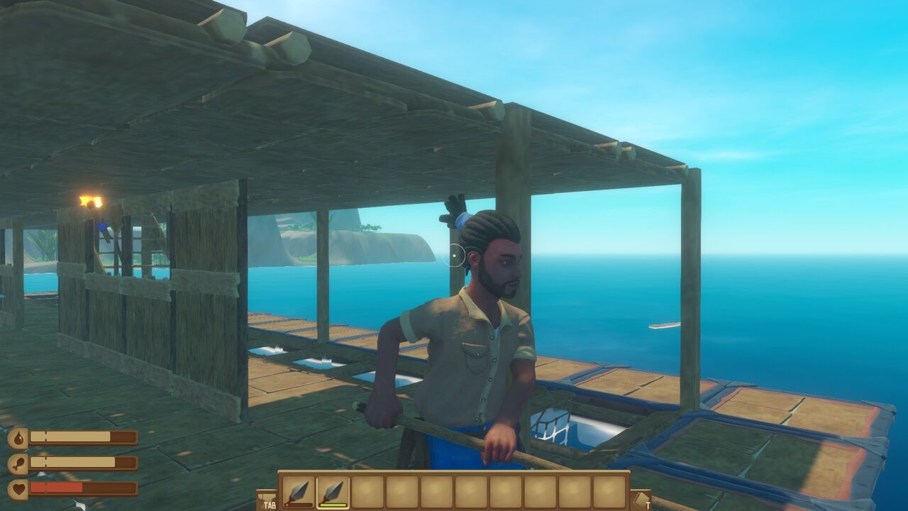 Raft サメの撃退法を考える どうやら多趣味のようでして