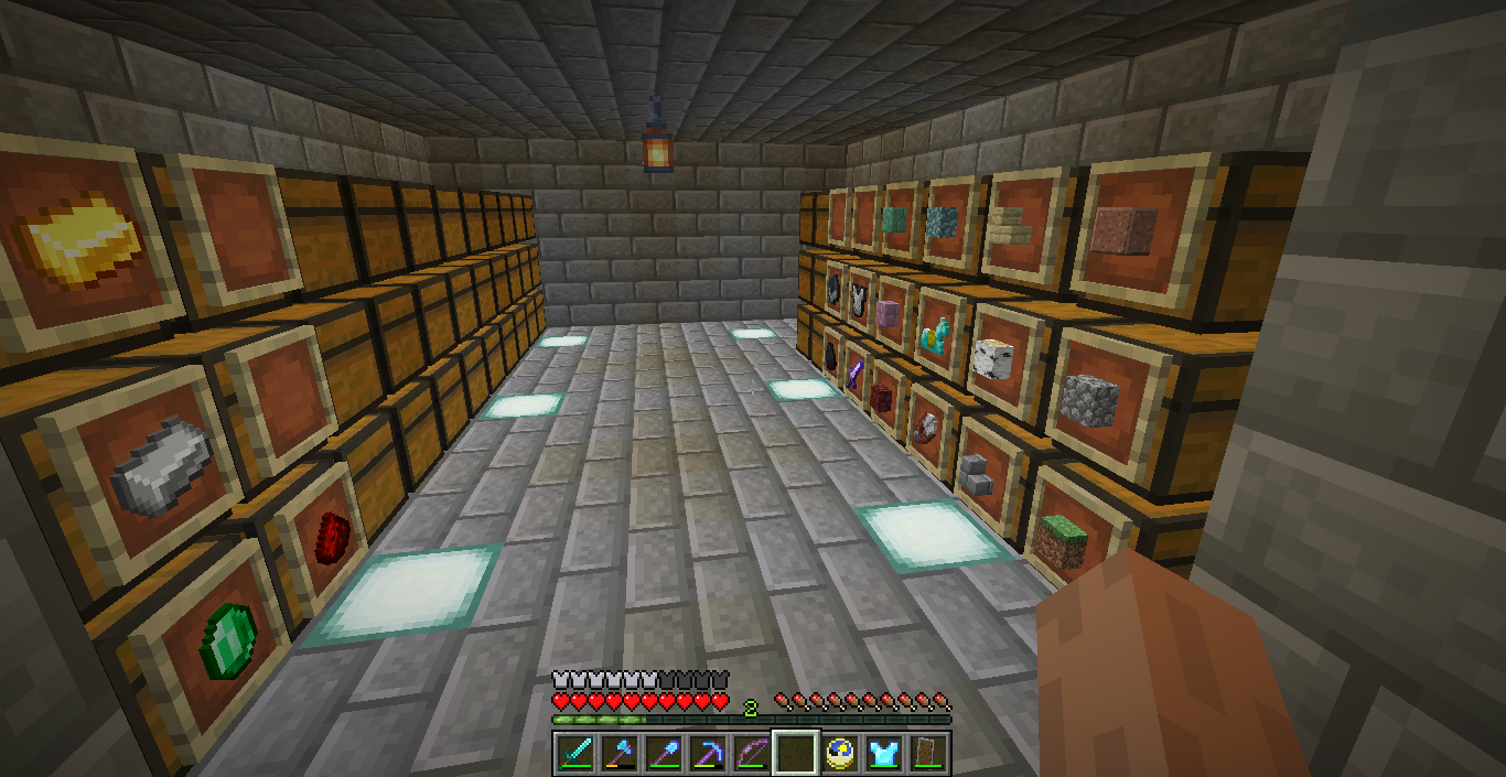 Vol 76 マイクラ 拠点の地下倉庫づくり 後編 どうやら多趣味のようでして