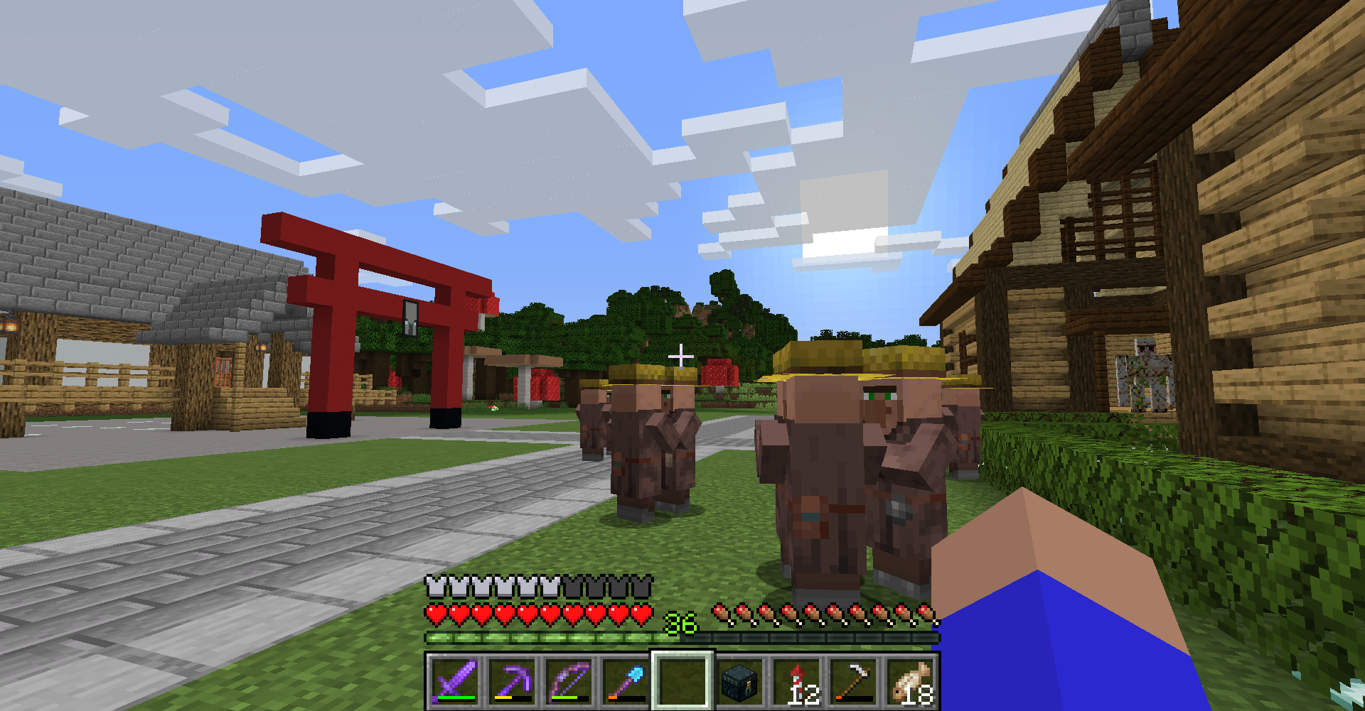 マイクラ 農村神社の移築 その2 どうやら多趣味のようでして