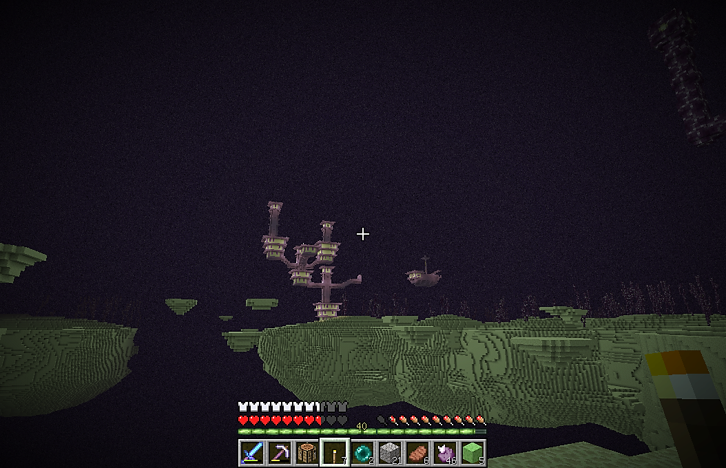 エンダードラゴンに挑む あんずのマイクラ王国建設記