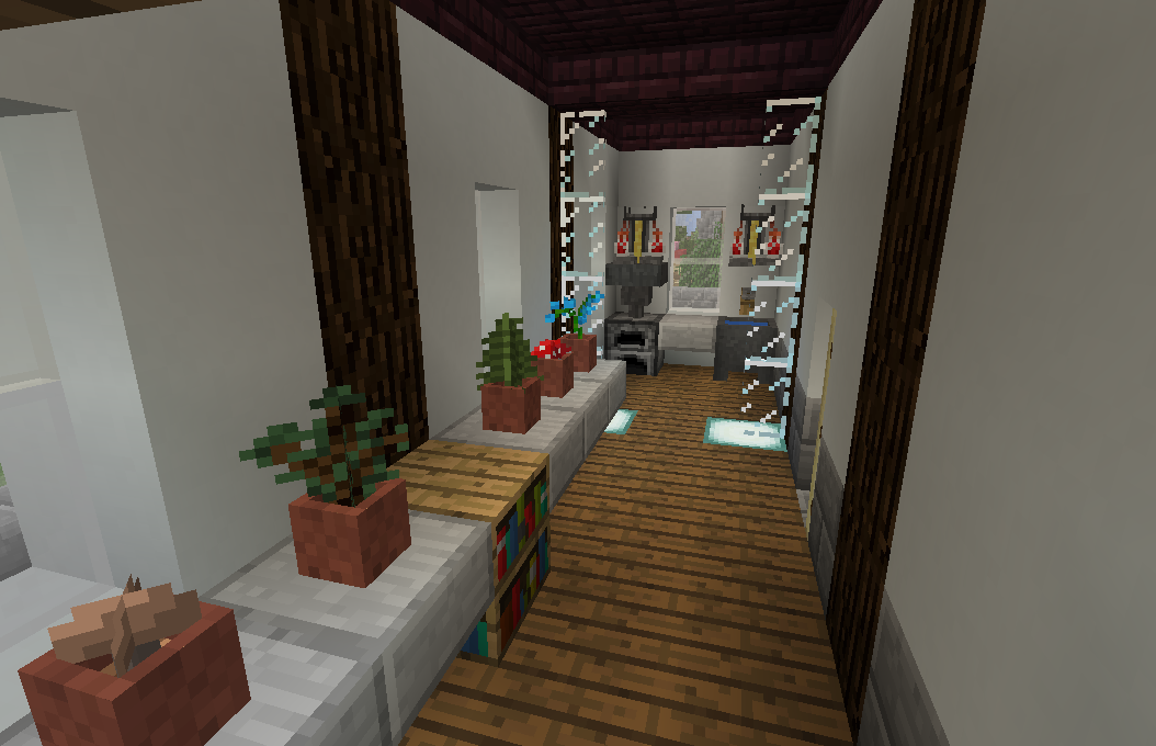 教会の内装と外回り あんずのマイクラ王国建設記