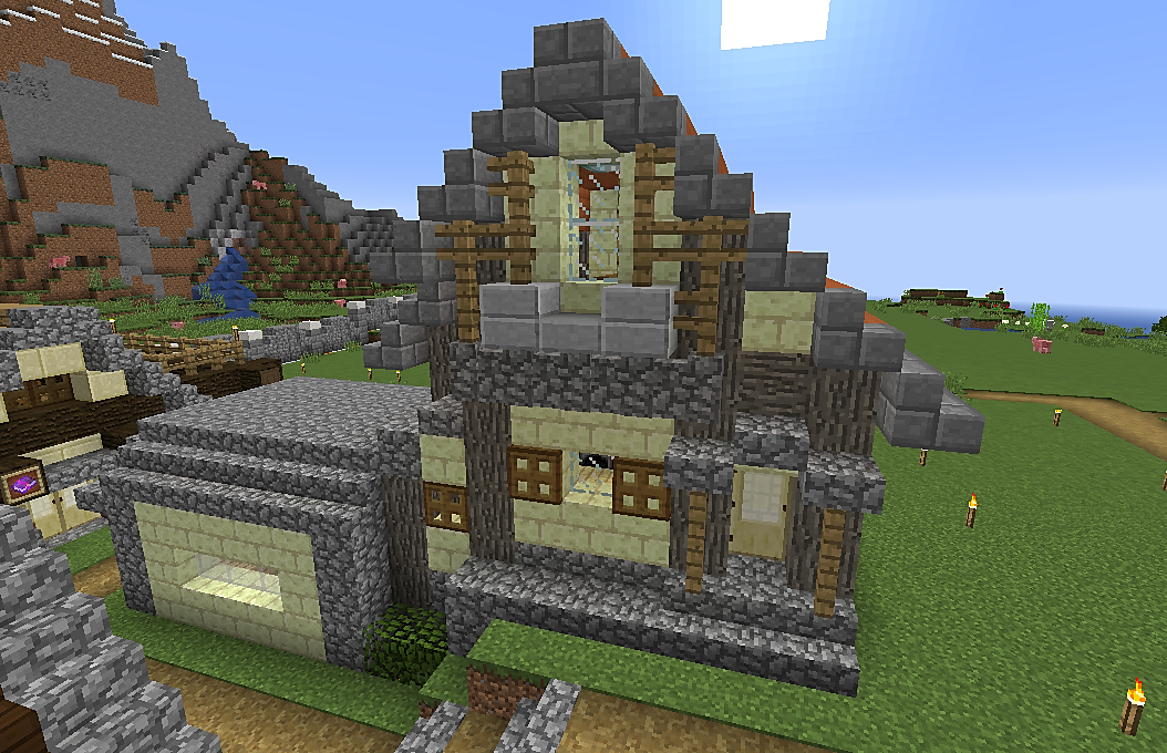 革細工職人の工房を建設 あんずのマイクラ王国建設記
