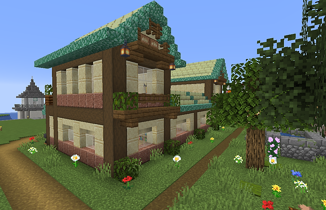 海運会社の集合住宅を建築 あんずのマイクラ王国建設記