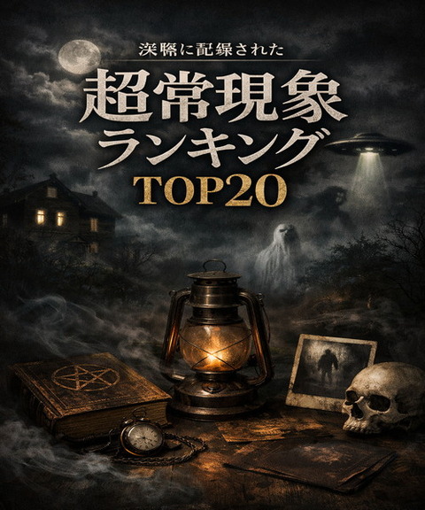実際に記録された超常現象ランキングTOP20