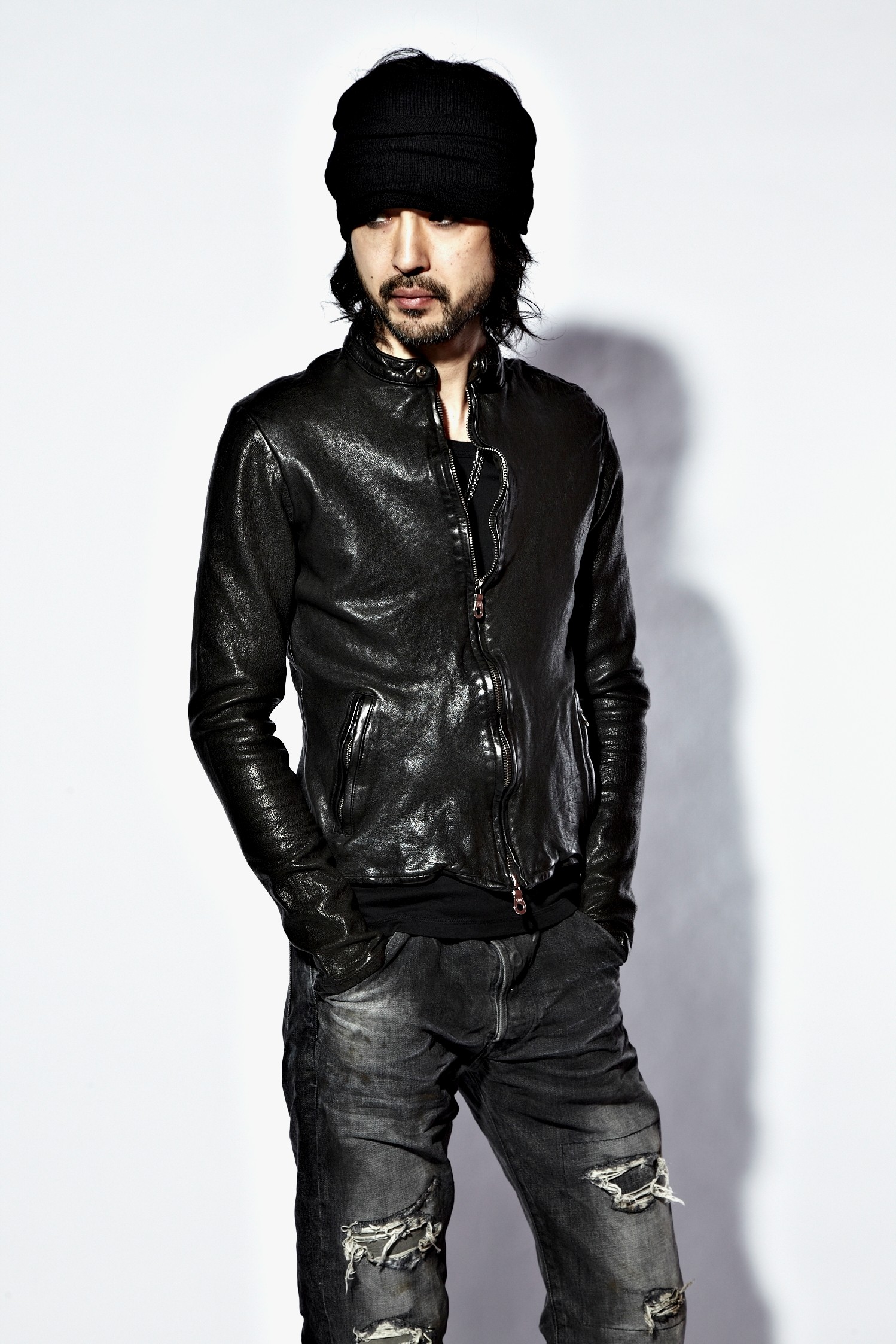 イタリアンバッファロー製品染め/シングルライダース : ISAMU KATAYAMA