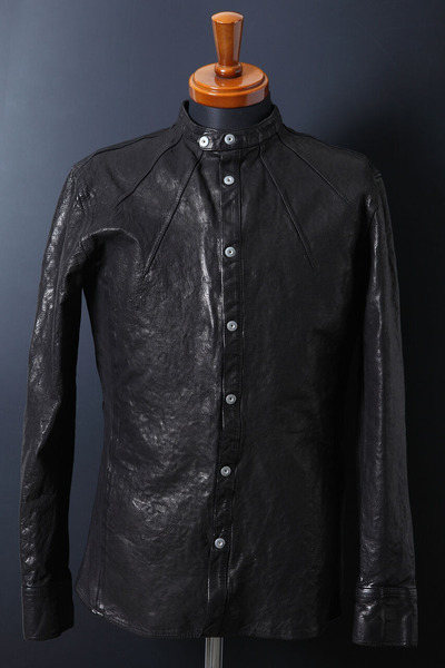 JAPAN CALF NATURAL DYED “GARMENT-WASH” SHIRT 1927-12
