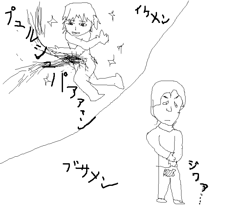 イケメンとブサイクの違いを絵で表すスレ あの時の２ちゃんねる