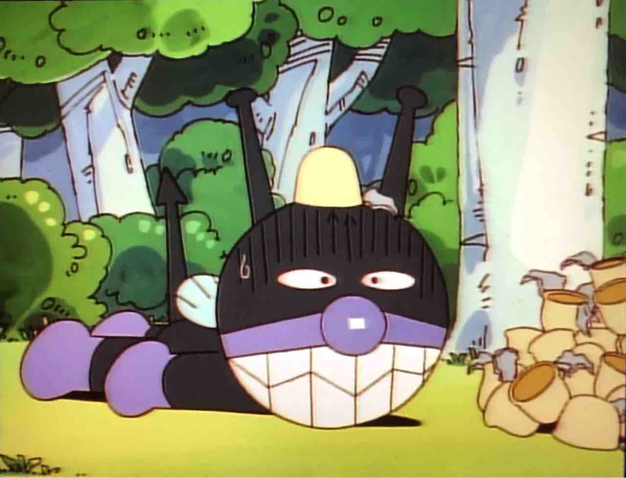 やられてしまったアンパンマン