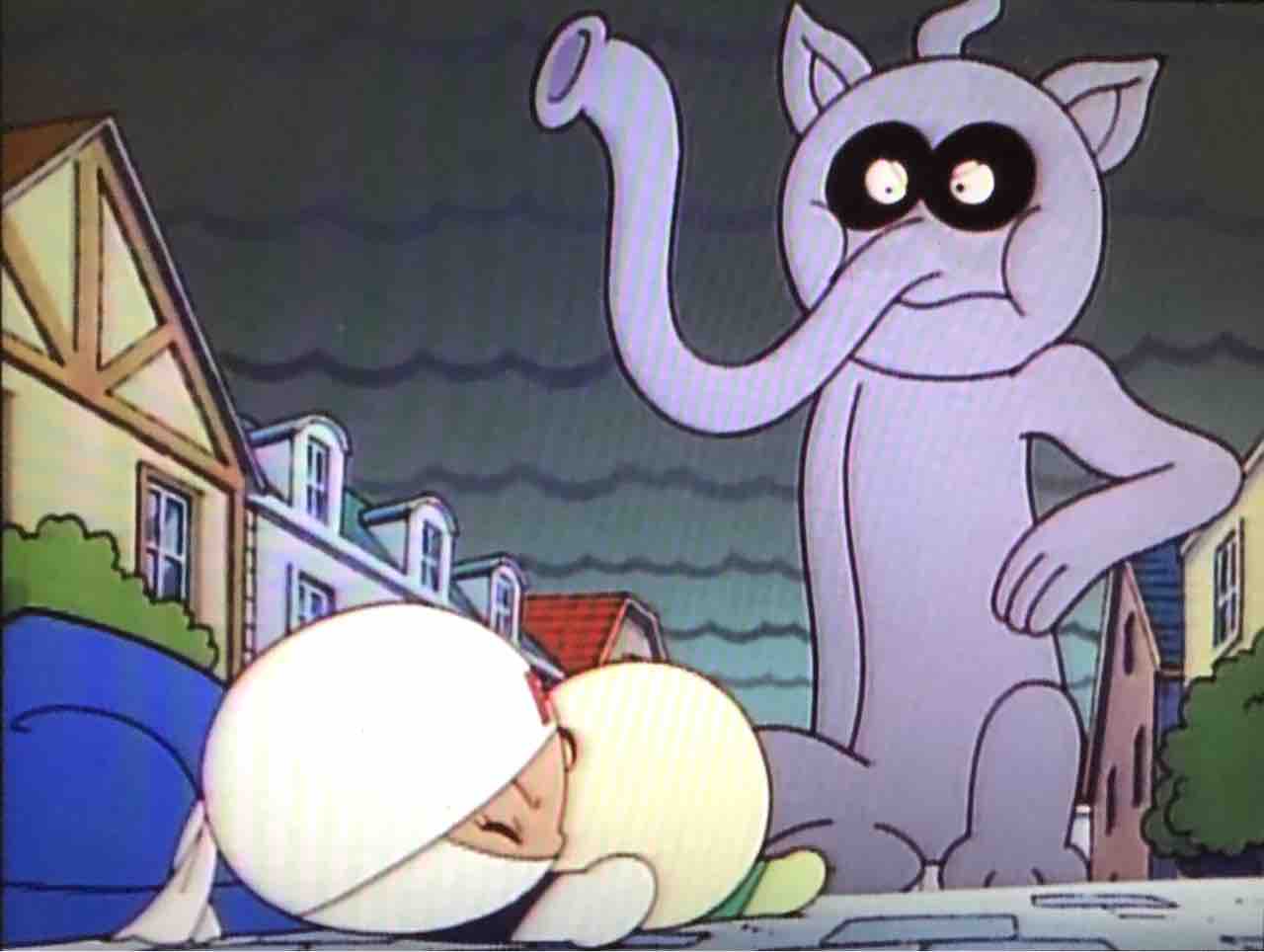 やられてしまったアンパンマン