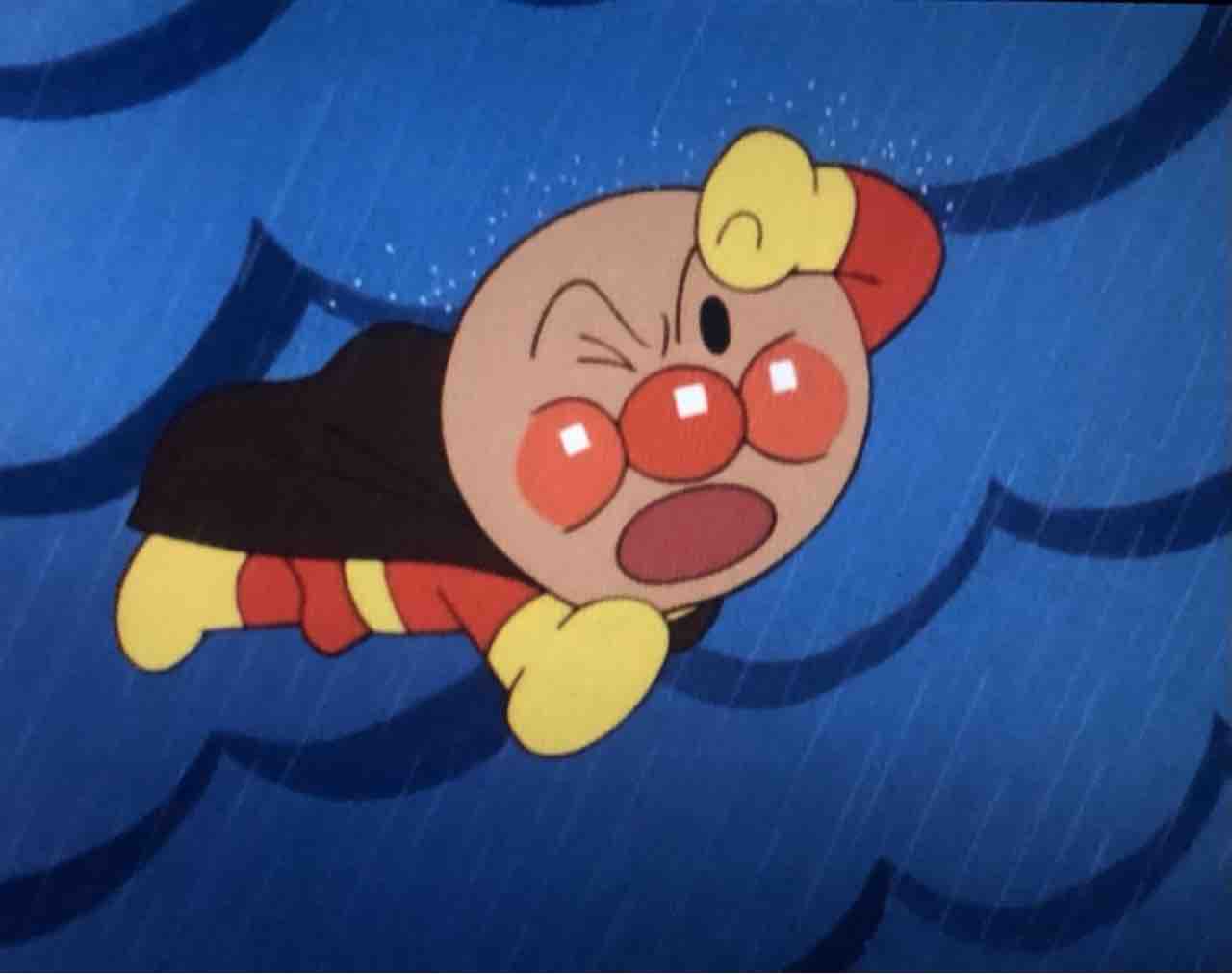 やられてしまったアンパンマン