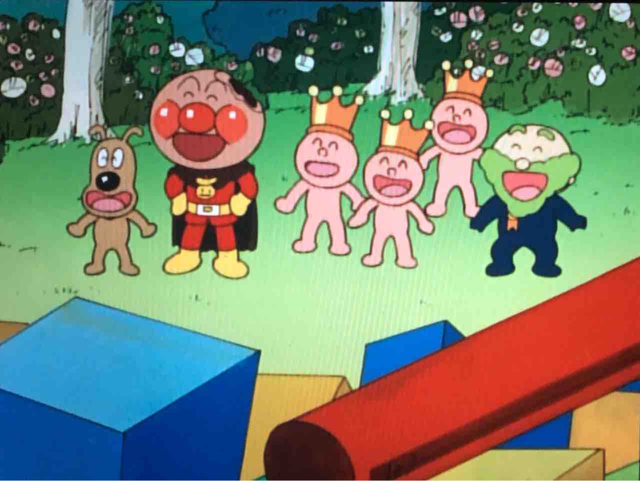アンパンマンとつみきのしろ : きゅんたのアンパンマンブログ
