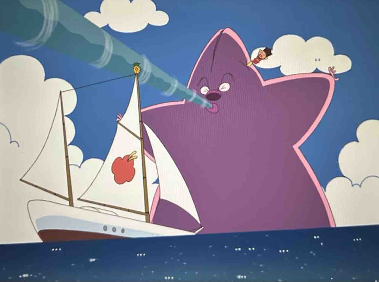 パイナップルマンと海のかいぶつ : きゅんたのアンパンマンブログ