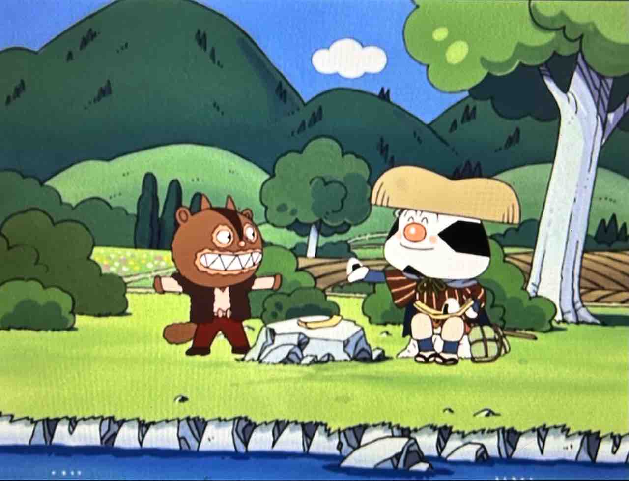 アンパンマンとブラックおむすびまん : きゅんたのアンパンマン