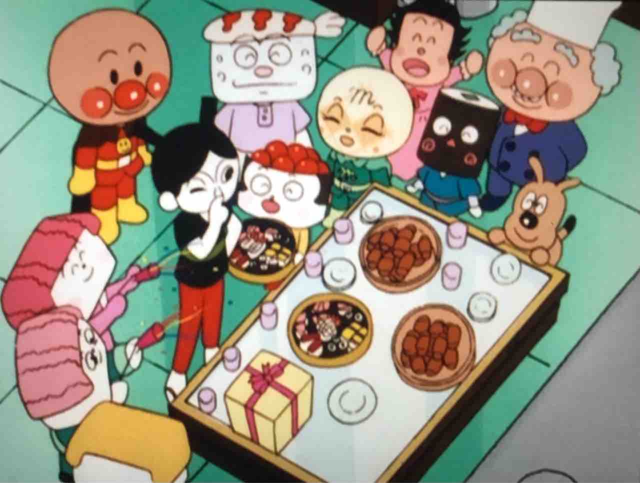 てっかのマキちゃんとおすしパーティー きゅんたのアンパンマンブログ