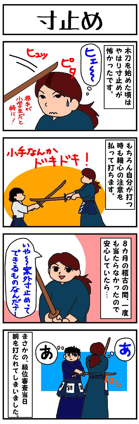 寸止め