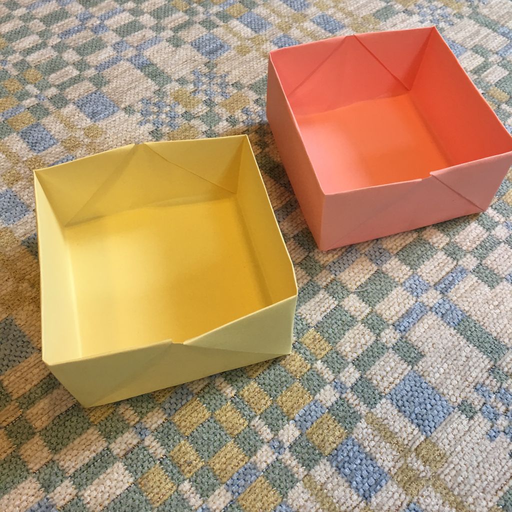 ダイソーの色画用紙で節分のます作り An S日和 気切っ子育児と日々のくらし