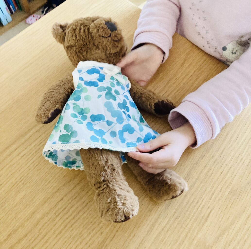 IKEAのブルンビヨーンのクマに♪ぬいぐるみの服を手作り＊ : An's日和