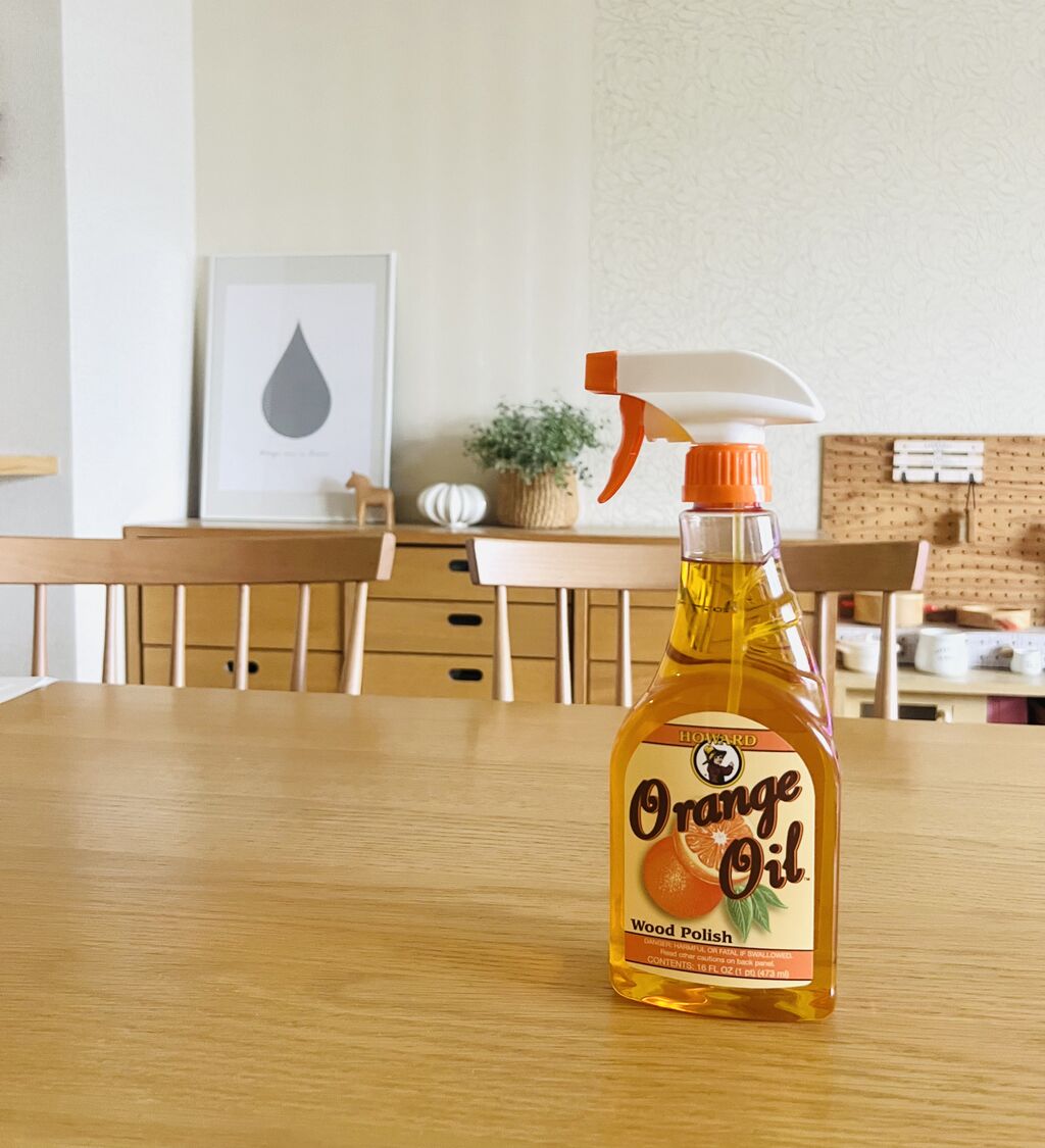 無印のパイン材折りたたみテーブルをメンテナンス！在宅ワークをもっと