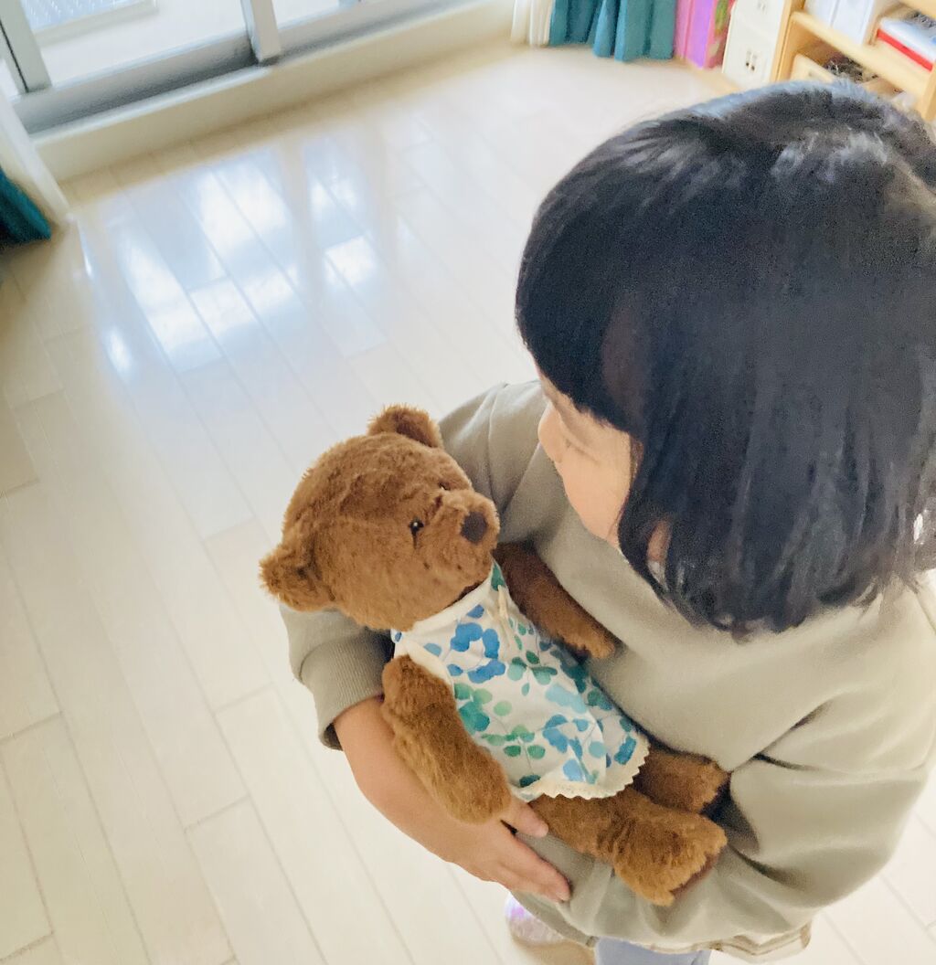 IKEAのブルンビヨーンのクマに♪ぬいぐるみの服を手作り＊ : An's日和