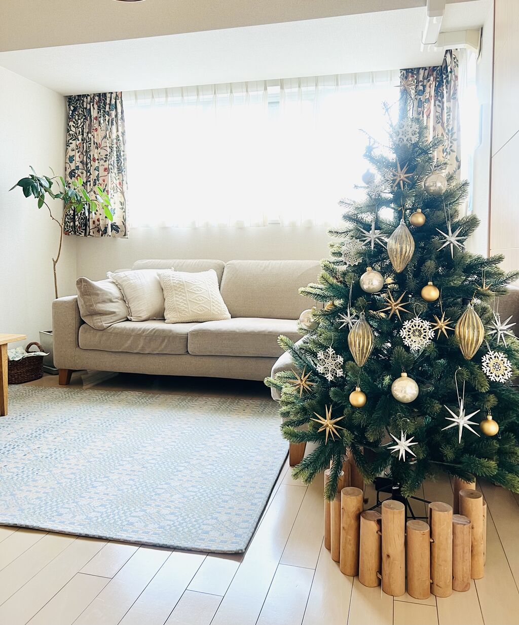 ACTUS アクタス クリスマスツリー 120cm 赤 金 ACTUS アクタス