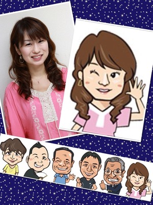 まとめた似顔絵