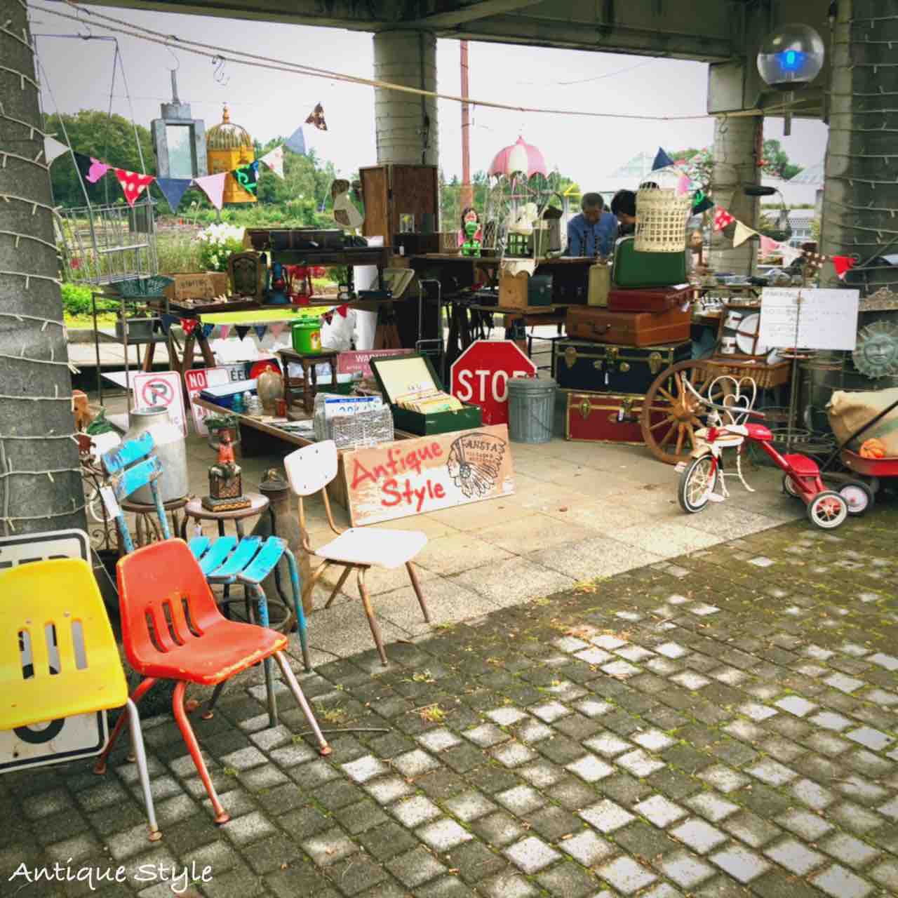 ぐんまフラワーパーク 古花市1日目終了 Antique Style アンスタ Usaアンティーク ヴィンテージblog 群馬