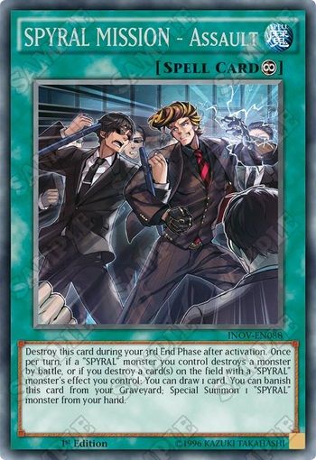 【遊戯王TCG】「Invasion: Vengeance」に「SPYRAL MISSION - Assault」が新規収録！