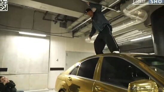 ラッパーのSHOさんが愛車のベンツを木梨憲武さんにベコベコにされる→キレずに愛想笑いで我慢しているところを「ダセェ奴」と批判されて反論