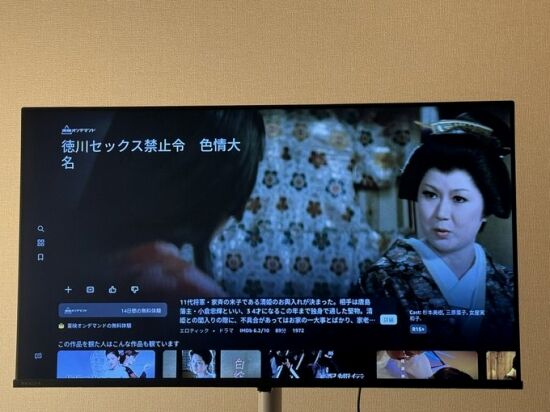 テレビがつまらないから「この映画」を観てる