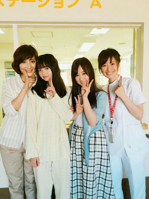 【乃木坂46】ドラマ『少女のみる夢』共演の松本まりかさんが齋藤飛鳥×星野みなみとのオフショットを公開！