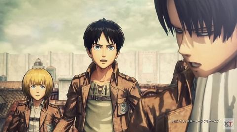 PS4/PS3/Vita『進撃の巨人』最新PV公開!リヴァイ兵長も登場するぞ!