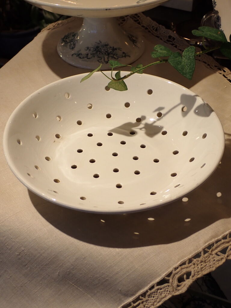 フランスアンティーク 水切りプレート フランスアンティーク 水切り 皿