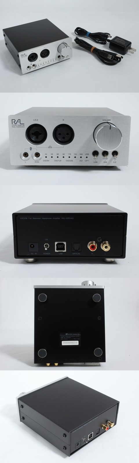 良品 ラトックシステム RAL-DSDHA5 バランス オーディオ アンプ