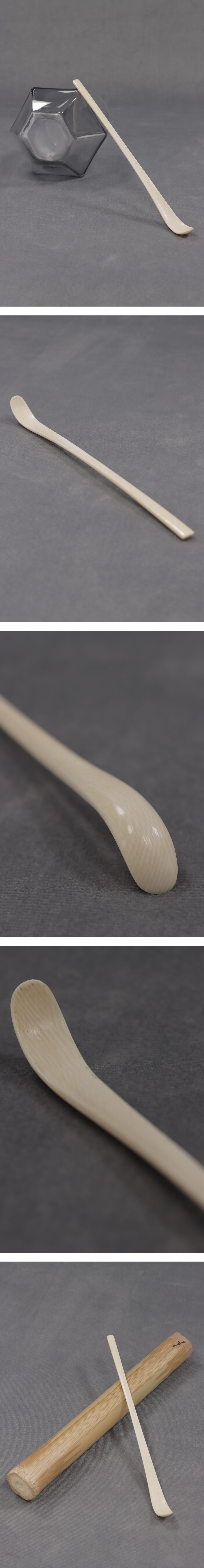 茶合（茶匙）鯨の歯・手彫り 茶合（茶匙）鯨の歯・手彫り