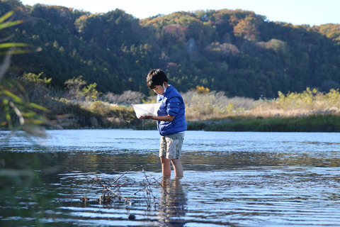 川遊び